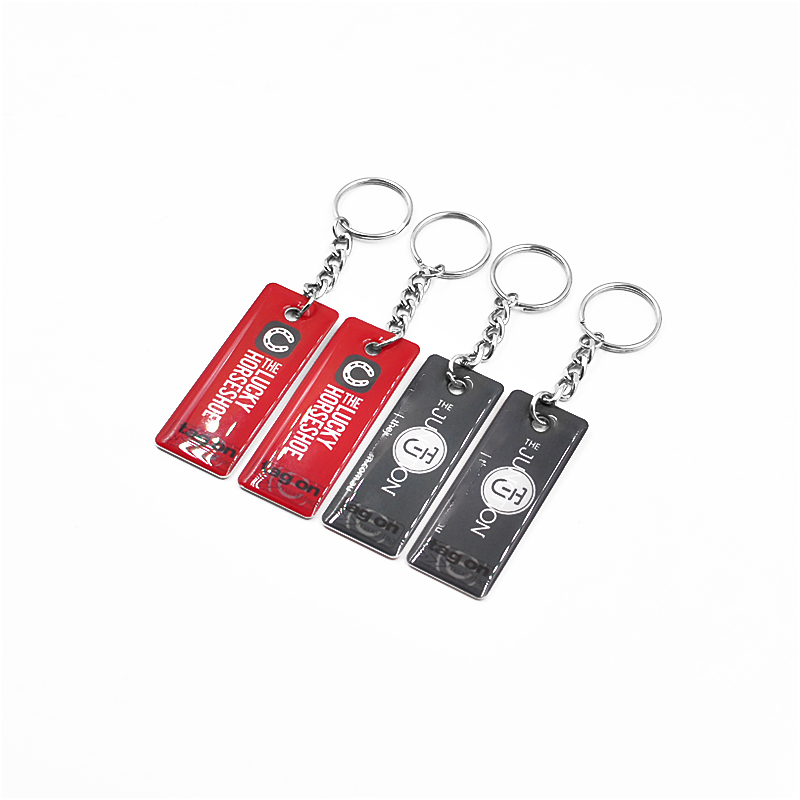 DJ16 RFID Epoxy Key fob Waterproof NFC key chain Crystal key holder