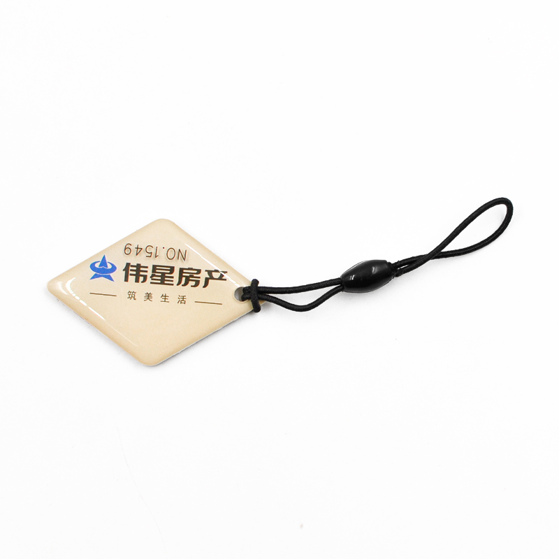 DJ14 RFID 滴胶钥匙扣防水NFC钥匙链水晶钥匙扣