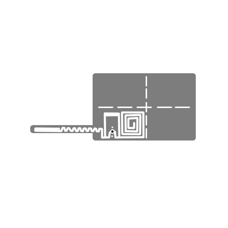 RFID UHF 珠宝标签衣服标签财产管理帽子价格标签