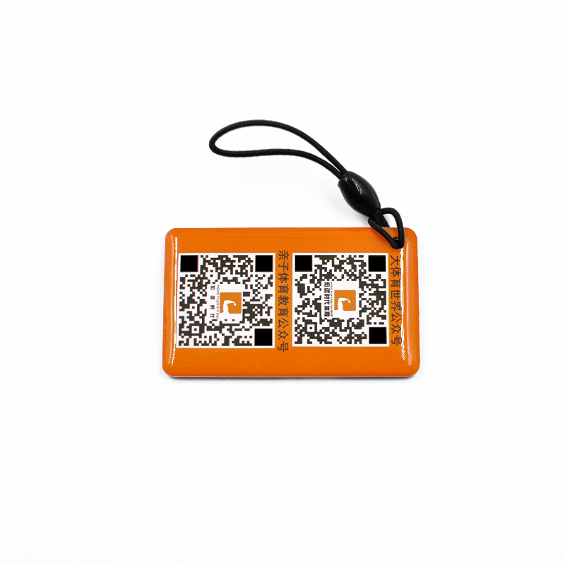 RFID TK4100水晶滴胶钥匙扣 NFC 防水钥匙链门禁卡付款钥匙扣