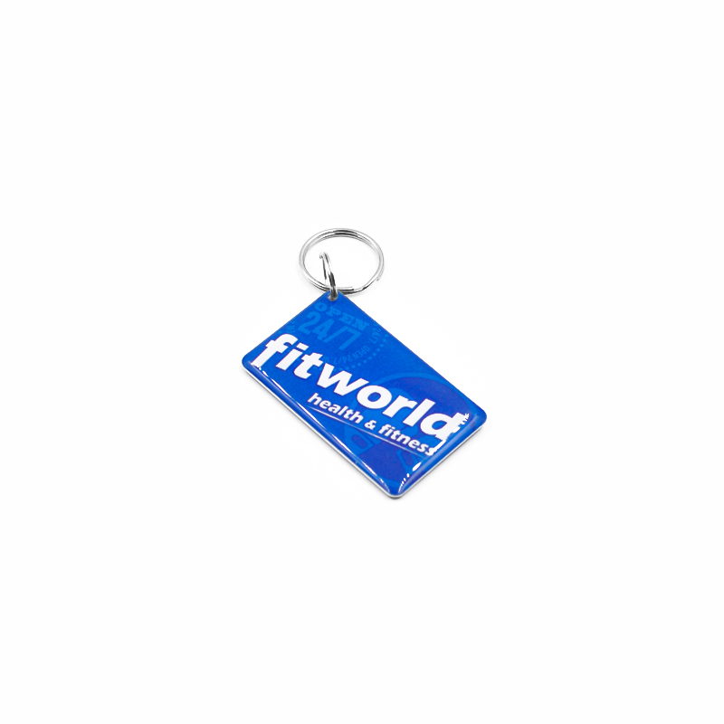 RFID 水晶滴胶钥匙扣 NFC TK4100 防水钥匙链门禁卡付款钥匙扣