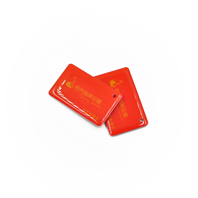 RFID TK4100水晶滴胶钥匙扣 NFC 防水钥匙链门禁卡付款钥匙扣