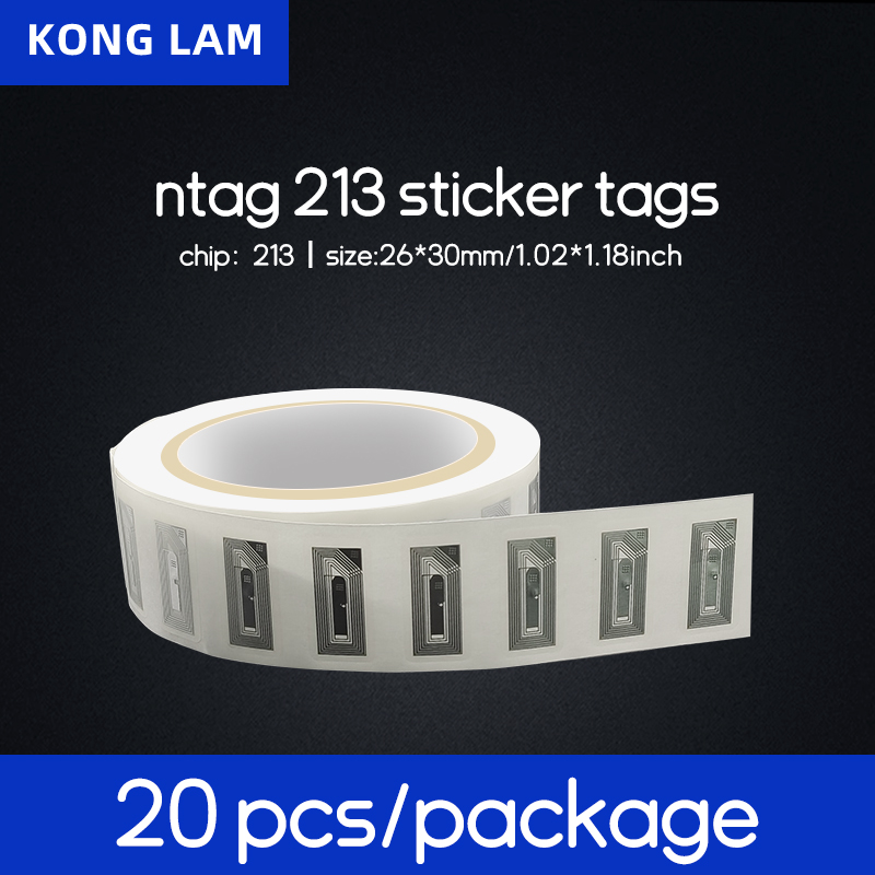 20PCS NTAG213 NFC Stickers with NXP Chips, Perfect for Smart Home Trigger and Social Media Info Exchange