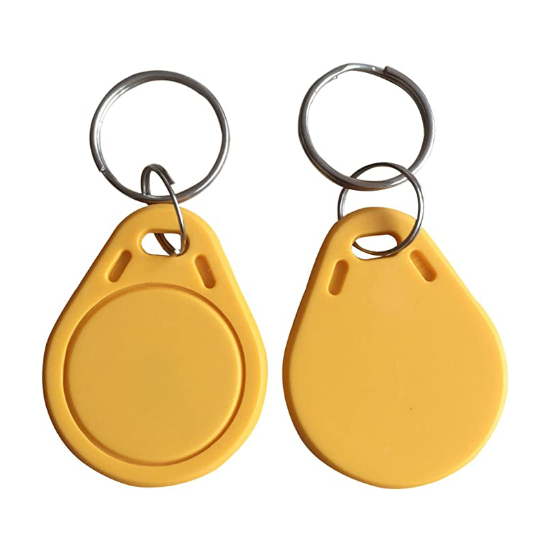 keyfob F08感应门锁非接触式ic卡 定制ABS小区物业门禁钥匙扣IC卡