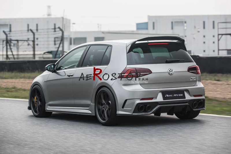 GOLF 7 MK7 GTI 7R ASPEC PPV400 STYLE ROOF WING,GOLF MK7