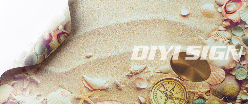 Double side flex banner