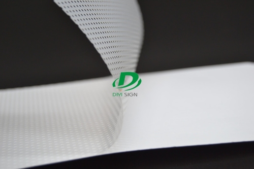 High performance one way vision (white back)