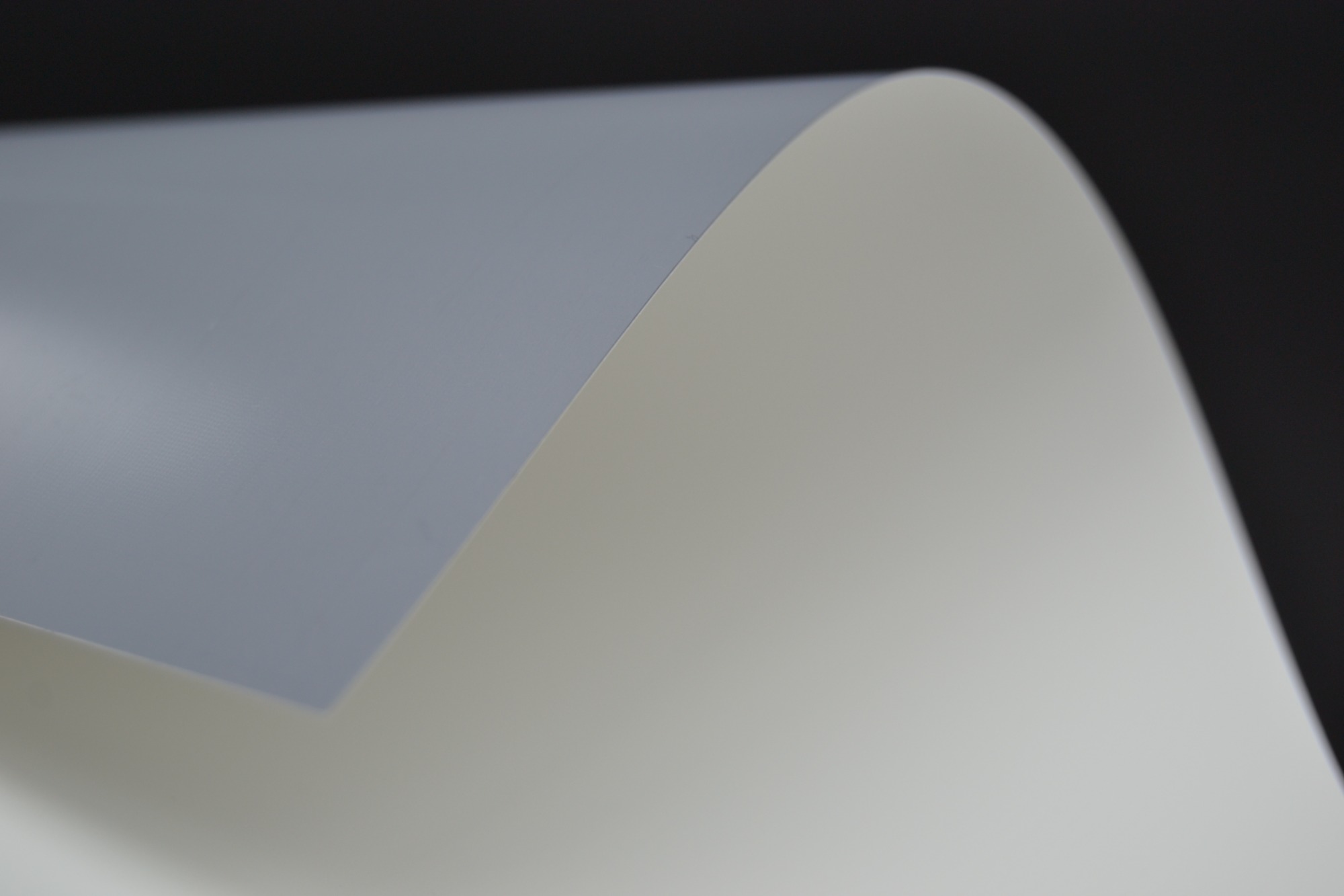 Gray back film for Roll up