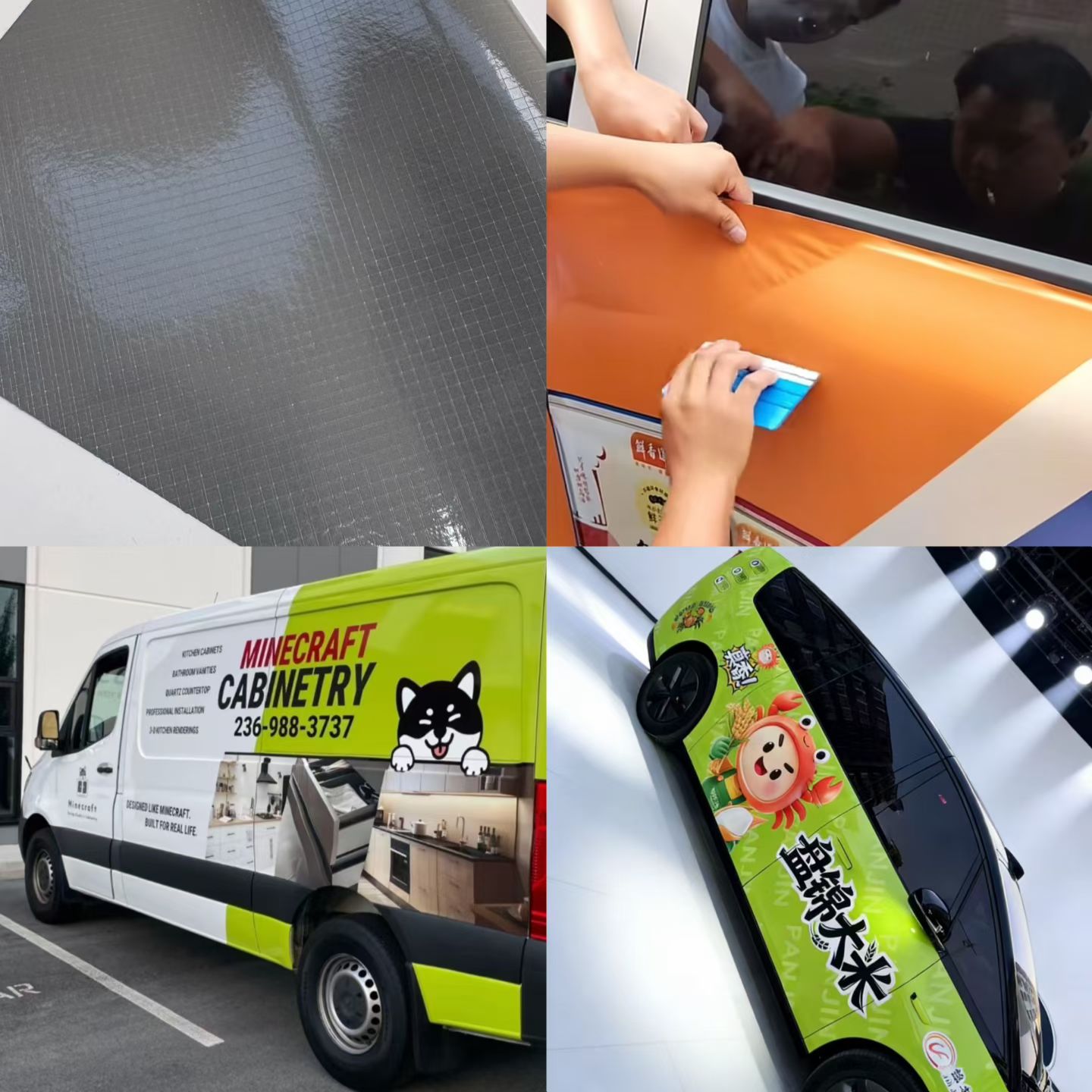 Polymeric gray glue vinyl