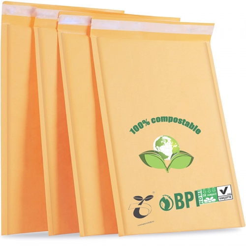 OKAYPACKAGINGBioplastic Bubble inner Express Mailer Deliver Bags