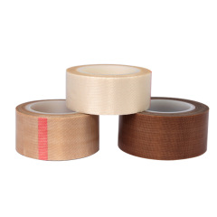 Waterproof Insulation Nonstick PTFE Fiberglass Glass Fabric Cloth 300 degree silicone heat sealing tefloning tape