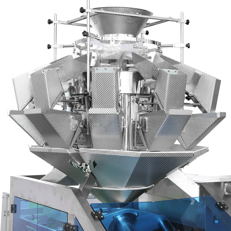 OKP-WP-MCQ series shatterproof design multiheads weighing and packing 2 in 1 machine