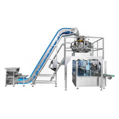 OKP-WP-BF series Premade Pouch Rotary Packaging machine / OKP-WP-BF series premade pouch rotary vacuum packing machine