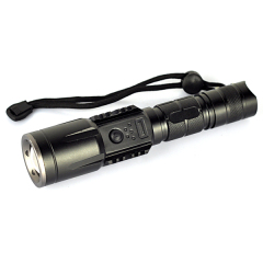 Multi-functional USB Rechargeable LED Flashlight