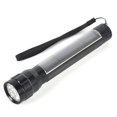 Built-in 600mAh rechargeable Battery 7 LED Torch light Solar Charge Flashlight