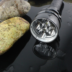 6000 Lumen Magnetic Switch led Flashlight 5L2 Diving Torch
