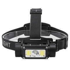 High Quality New Multi-function COB Flashlight Head Lamp USB Type-C Port LED Headlamp For Helmet