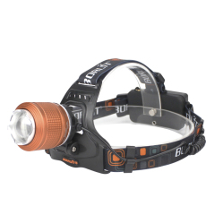 Boruit Headlamp LED Rechargeable Aluminum Head Torch Water Resistant Head Lamps for Hunting