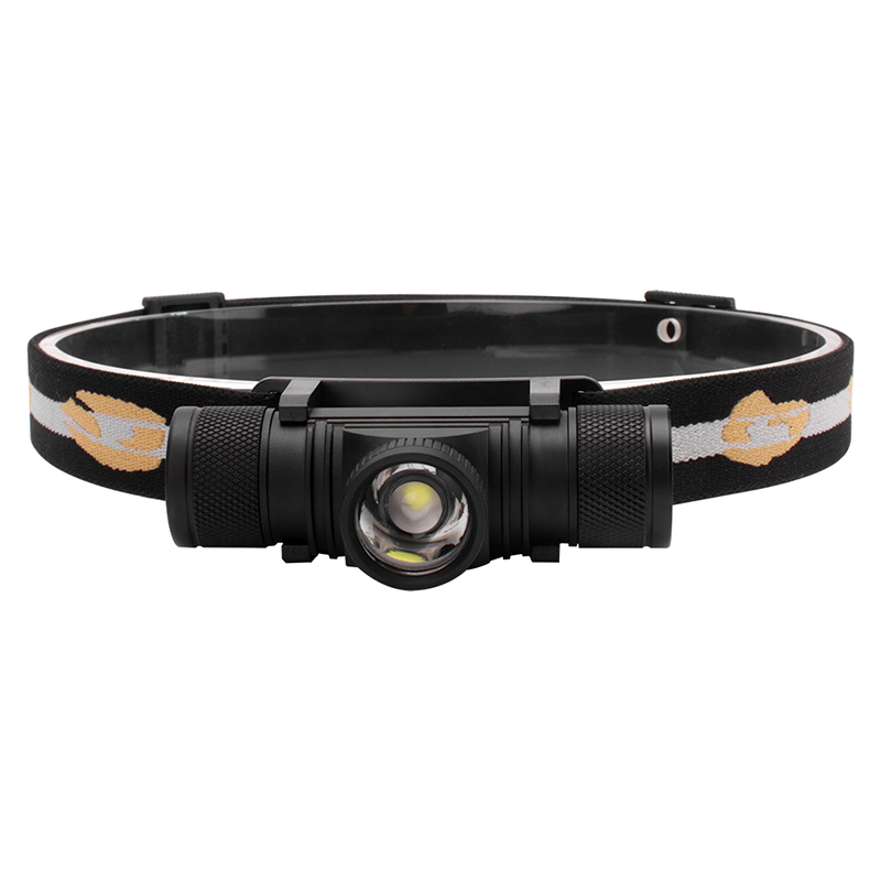 Boruit XPG Ultra Bright 1000 Lumen head lamp, Zoomable Rechargeable LED Headlamp Flashlight