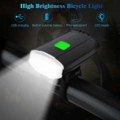 2020 New Night Riding Hot Sale cycle light Usb Rechargeable bike Headlight Bicycle Front Led Light