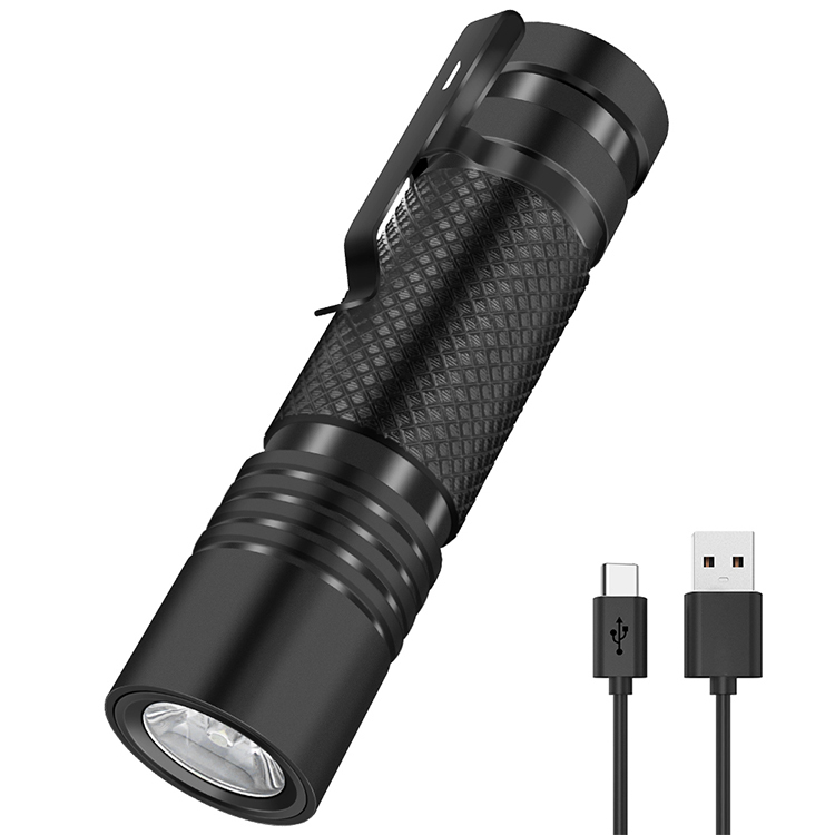 BORUiT V8 800 Lumen Type C EDC Flashlight