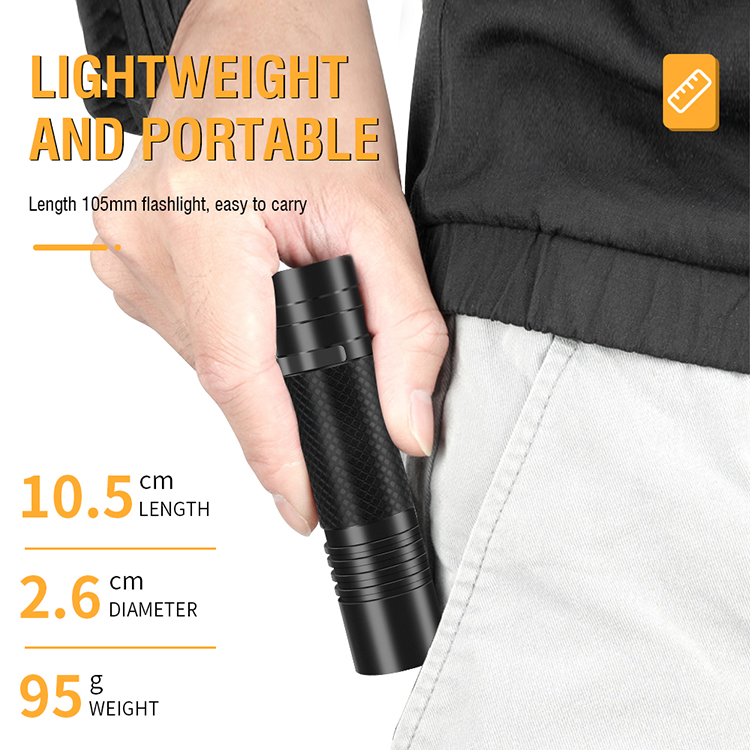 BORUiT V8 800 Lumen Type C EDC Flashlight