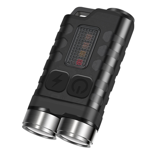 BORUiT V3 900 lumen high power flashlight IP65 magnet red uv color hand torch keychain flashlight