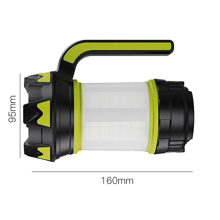 High Power Handheld Flashlight Rechargeable LED Hand Torch Powerbank Camping Light