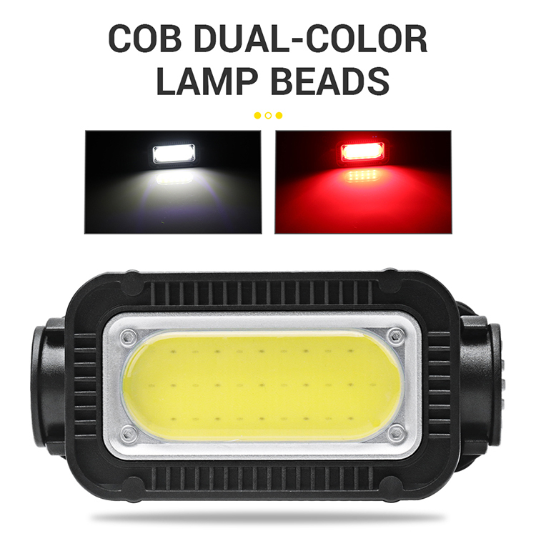 BORUiT 2023 New Arrival COB Headlamp 500lm Red Light Hunting Headlight Type C Charging Waterproof Headtorch