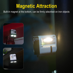 Boruit New U6 High Powered Led Flashlights Multi-Function Waterproof Rechargeable Flashlight with Magnetic Rotatable Clip