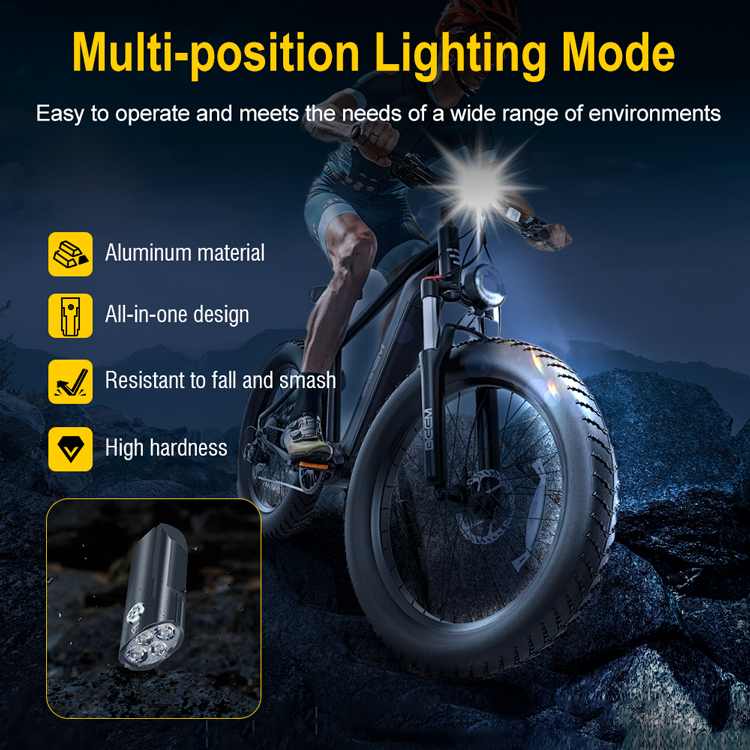 Boruit LD14 New night riding outdoor road bike led light waterproof rechargeable 1190 lumen 2600mAh bicycle front light