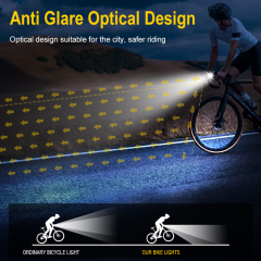 Boruit LD14 New night riding outdoor road bike led light waterproof rechargeable 1190 lumen 2600mAh bicycle front light
