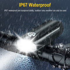 Boruit LD14 New night riding outdoor road bike led light waterproof rechargeable 1190 lumen 2600mAh bicycle front light