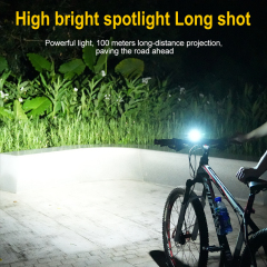 Boruit LD12 Bike Lights Led 1050 hight Lumens Rechargeable Bicycle Headlight Road MTB Cycling Front Lights