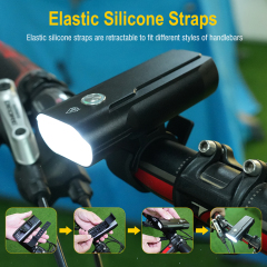 Boruit LD12 Bike Lights Led 1050 hight Lumens Rechargeable Bicycle Headlight Road MTB Cycling Front Lights