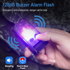 Boruit V30 Rechargeable Mini Torch Light 900 Lumens Pocket Flashlight with Power Bank,UV Red Torch Light,Magnetic Flashlight