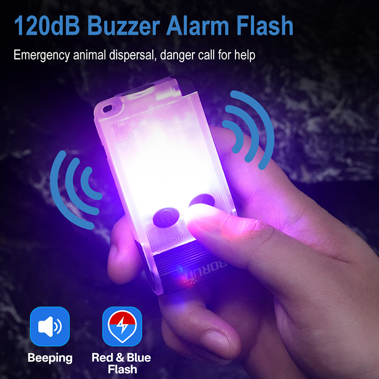 Boruit v30 keychain edc led flashlight head swivel 2000mah battery power bank fluorescent flashlight with UV light