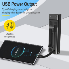 Boruit U7 High Lumens Rechargeable Flashlight Multifunctional Powerful Pocket Work Light Magnetic Flashlight with 365nm UV light