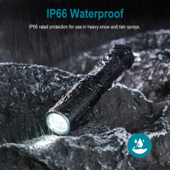 Boruit RJ11 Outdoor Mini Flashlights High Strength Torch Pocket Waterproof Handheld Small Flashlight