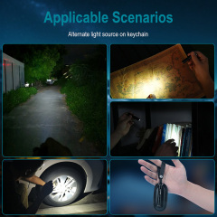 Boruit RJ11 Outdoor Mini Flashlights High Strength Torch Pocket Waterproof Handheld Small Flashlight