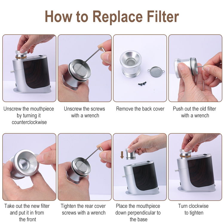 Boruit BQ500 Portable Smoking Gun Beverage Food Sawdust Smoke Infuser Blaster Smoker Suitable for Barbecue Picnic cooking