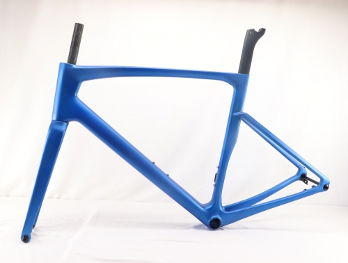 VB-R-168 Light Weight Carbon Road Bike Frameset Matte Metallic Blue