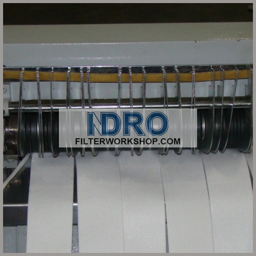 filter bag snap band strip cutting machine