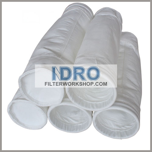 Polyester (PE) felt dust collector filter bags/sleeves