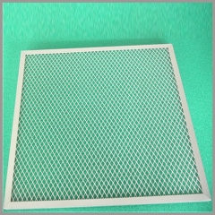 Diamond aluminum mesh air filter for automobile air filter