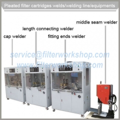 Liquid Filtration Pleated Filter Cartridge Welding Lines/Equipments/Machines/Welders