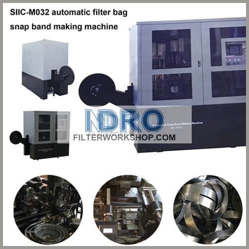 Máquina automática / equipo de fabricación de bandas automáticas para bolsas de filtro