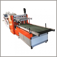 pleated air filter pleating and gluing machine production line