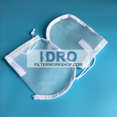 monofilament nylon mesh(NMO) drawstring filter bags