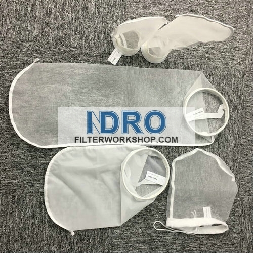 30-33-42-50-52-55-60-75 mikron (µm) NMO Monofilament Nylon Mesh Filter Taschen